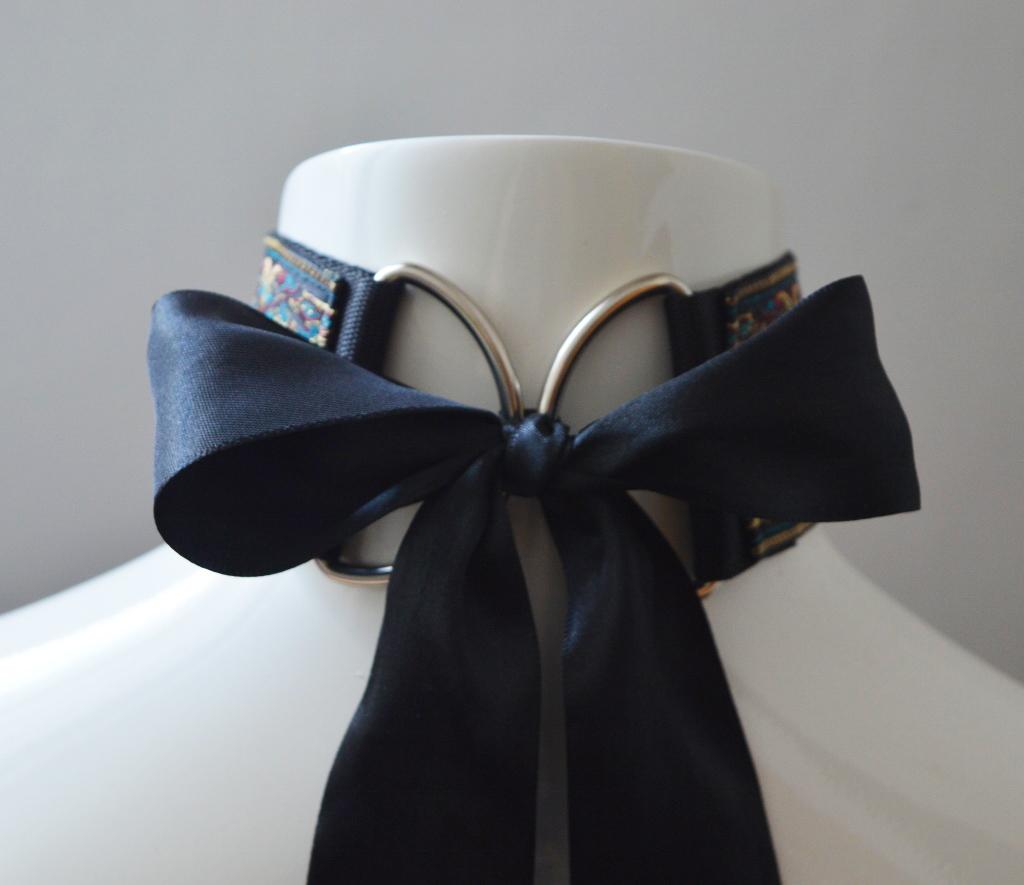 Made to Order - Kittenplay collar - Nazeeha - dark oriental tribal eastern collar by Nekollars - Image 3