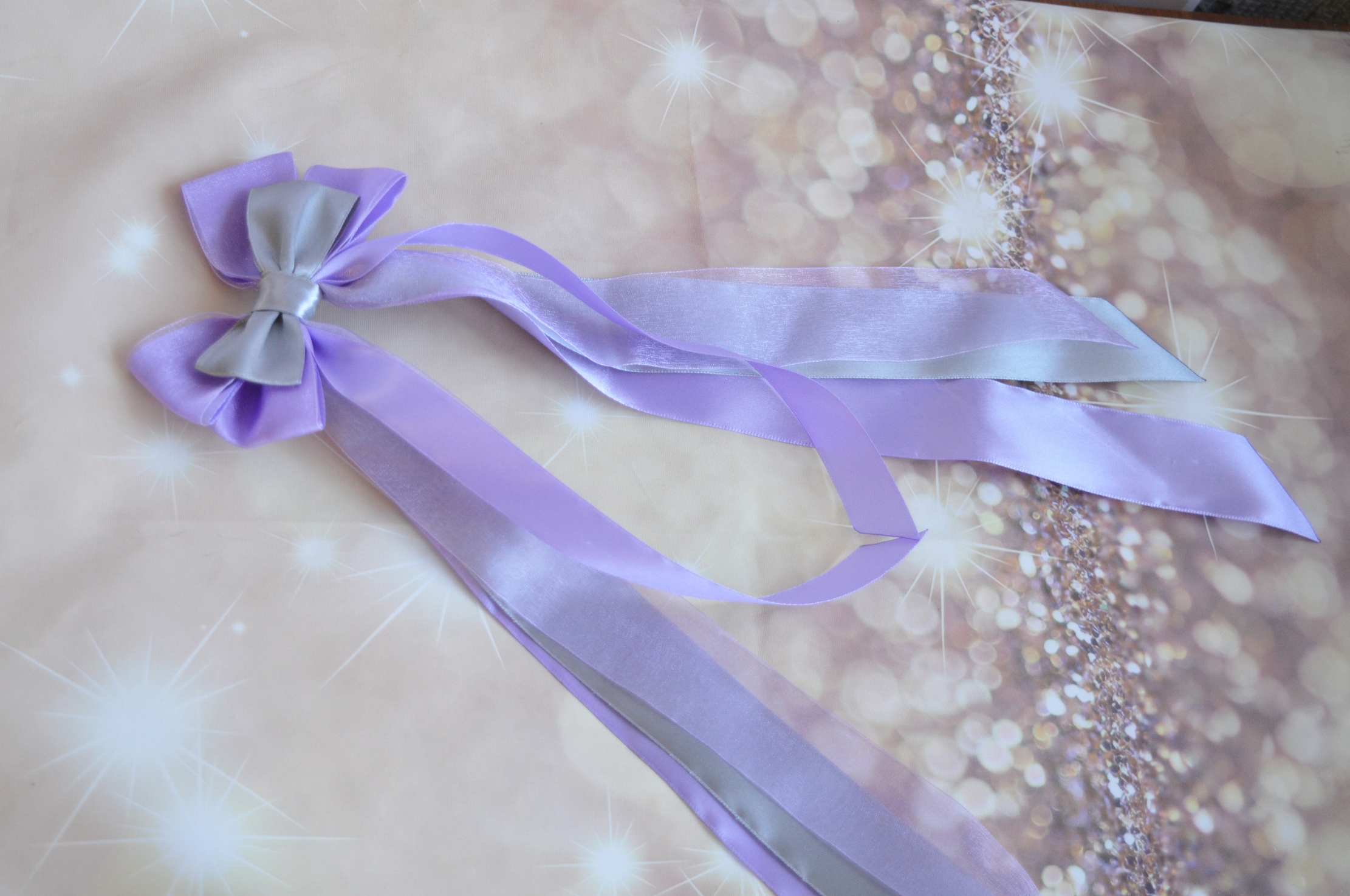 Made to Order - Hair bow - pastel violet - lolita harajuku romantic princess fashion kawaii - Image 3