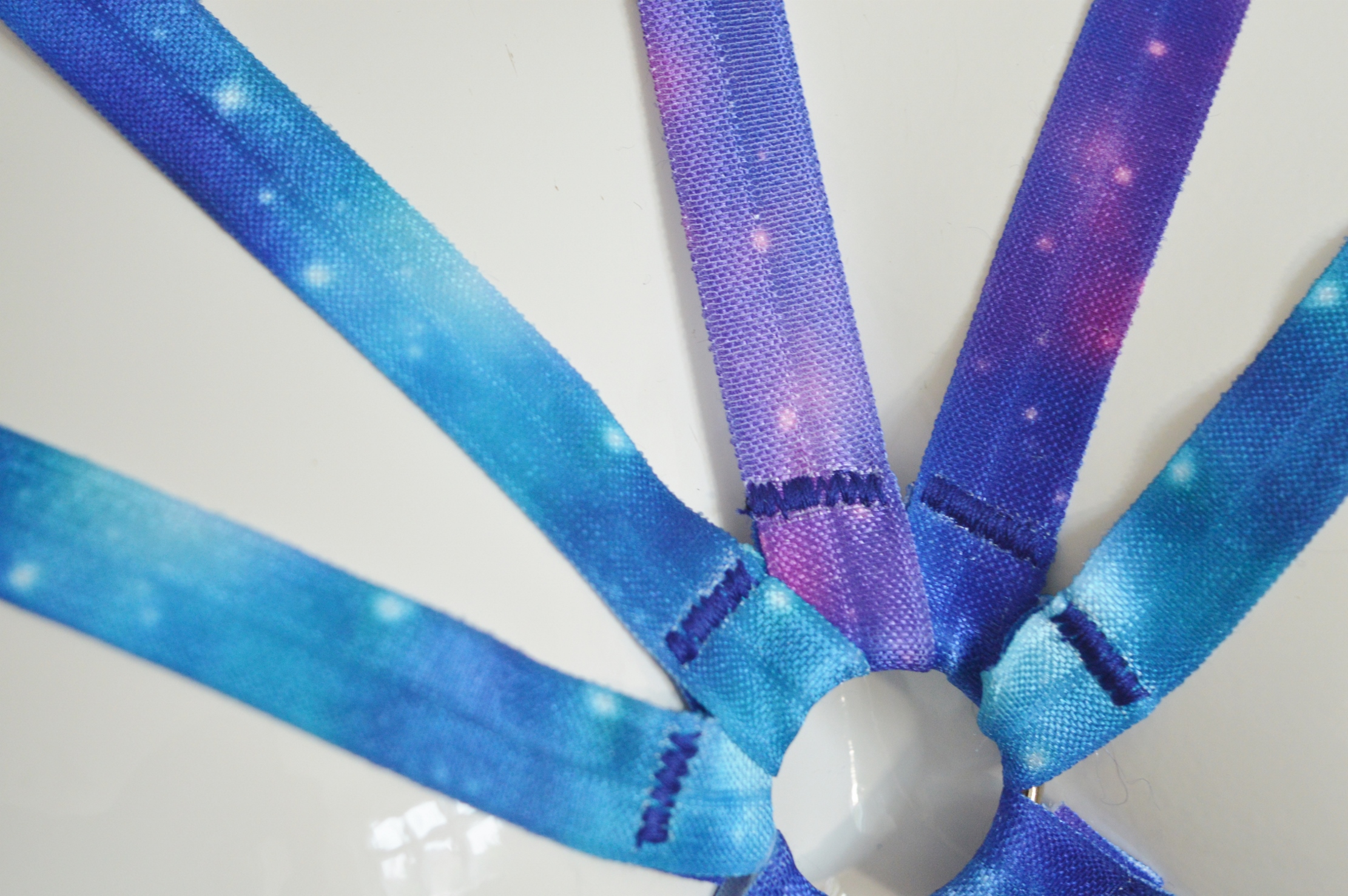 Made to Order - Body harness bra - Jeranne - galaxy elastic bra harness - handmade fetish wear by Nekollars - Image 8