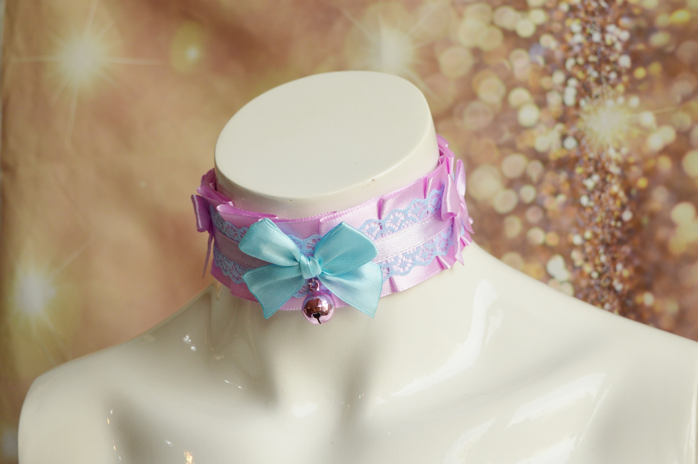 Made to Order - Kitten play buckle collar - Warm sunset -petplay ddlg cute cgl abdl ddlg pet play - Image 5