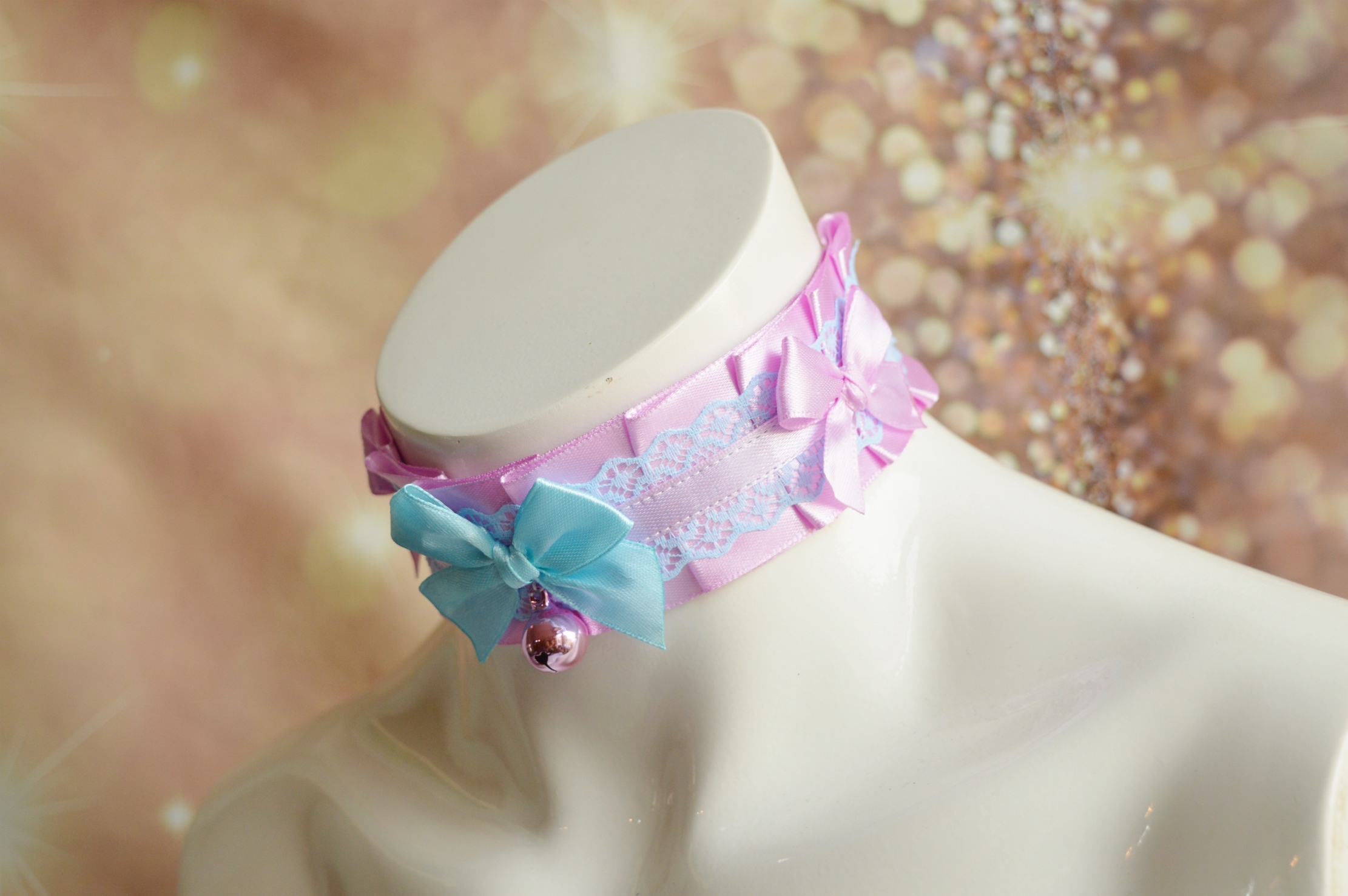 Made to Order - Kitten play buckle collar - Warm sunset -petplay ddlg cute cgl abdl ddlg pet play - Image 6