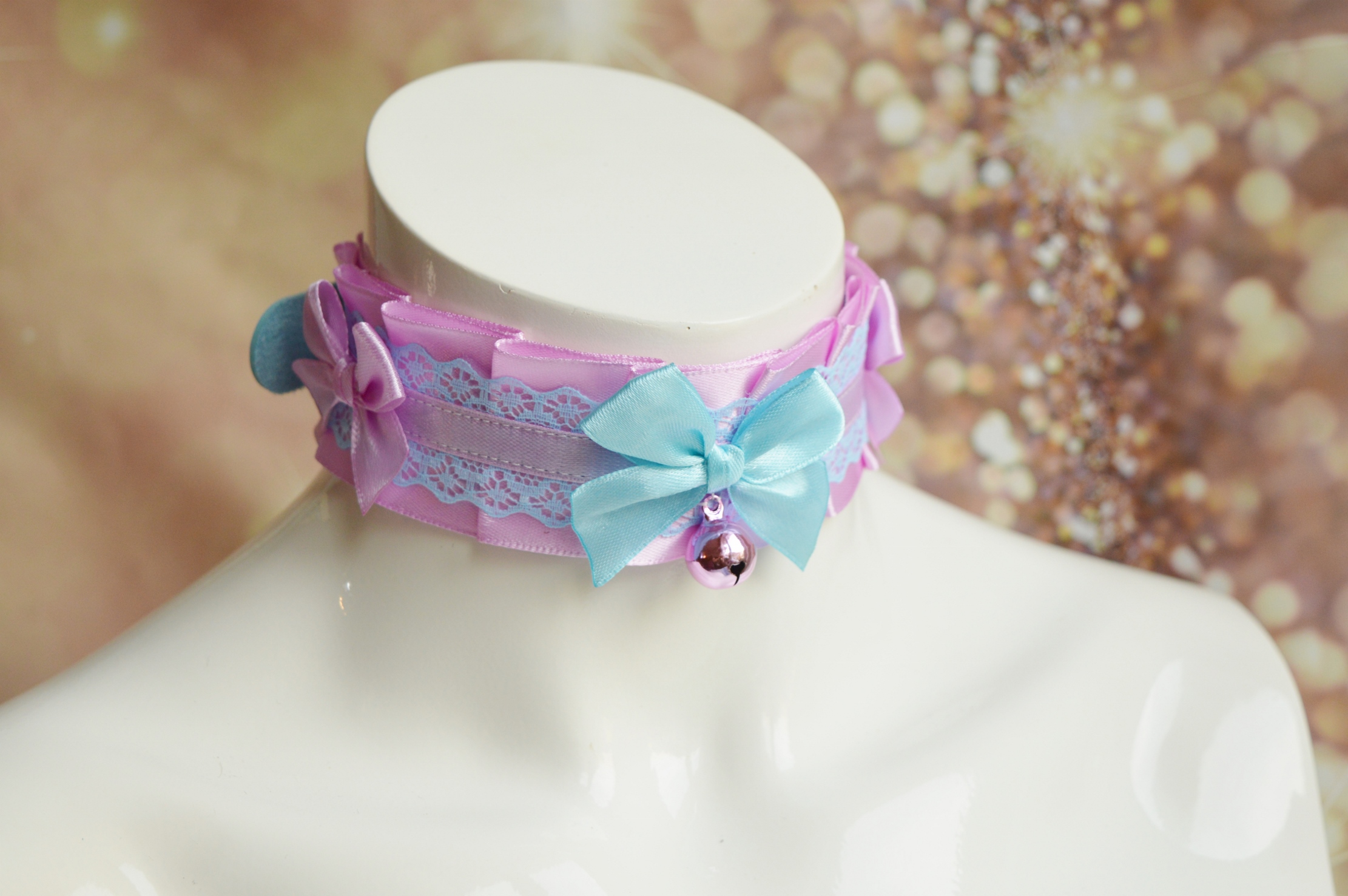 Made to Order - Kitten play buckle collar - Warm sunset -petplay ddlg cute cgl abdl ddlg pet play - Image 7