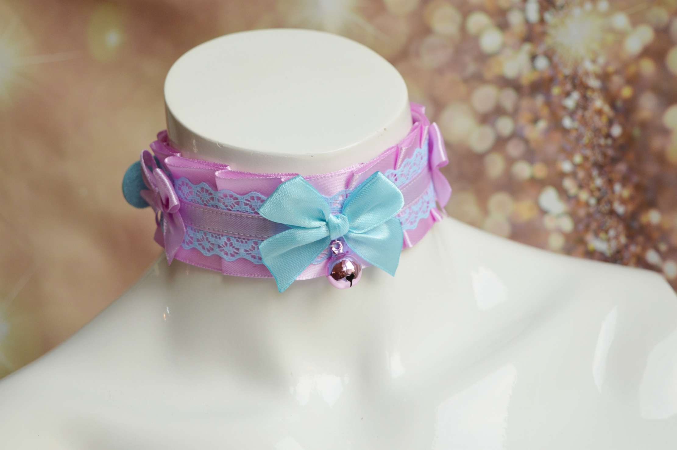 Made to Order - Kitten play buckle collar - Warm sunset -petplay ddlg cute cgl abdl ddlg pet play - Image 8