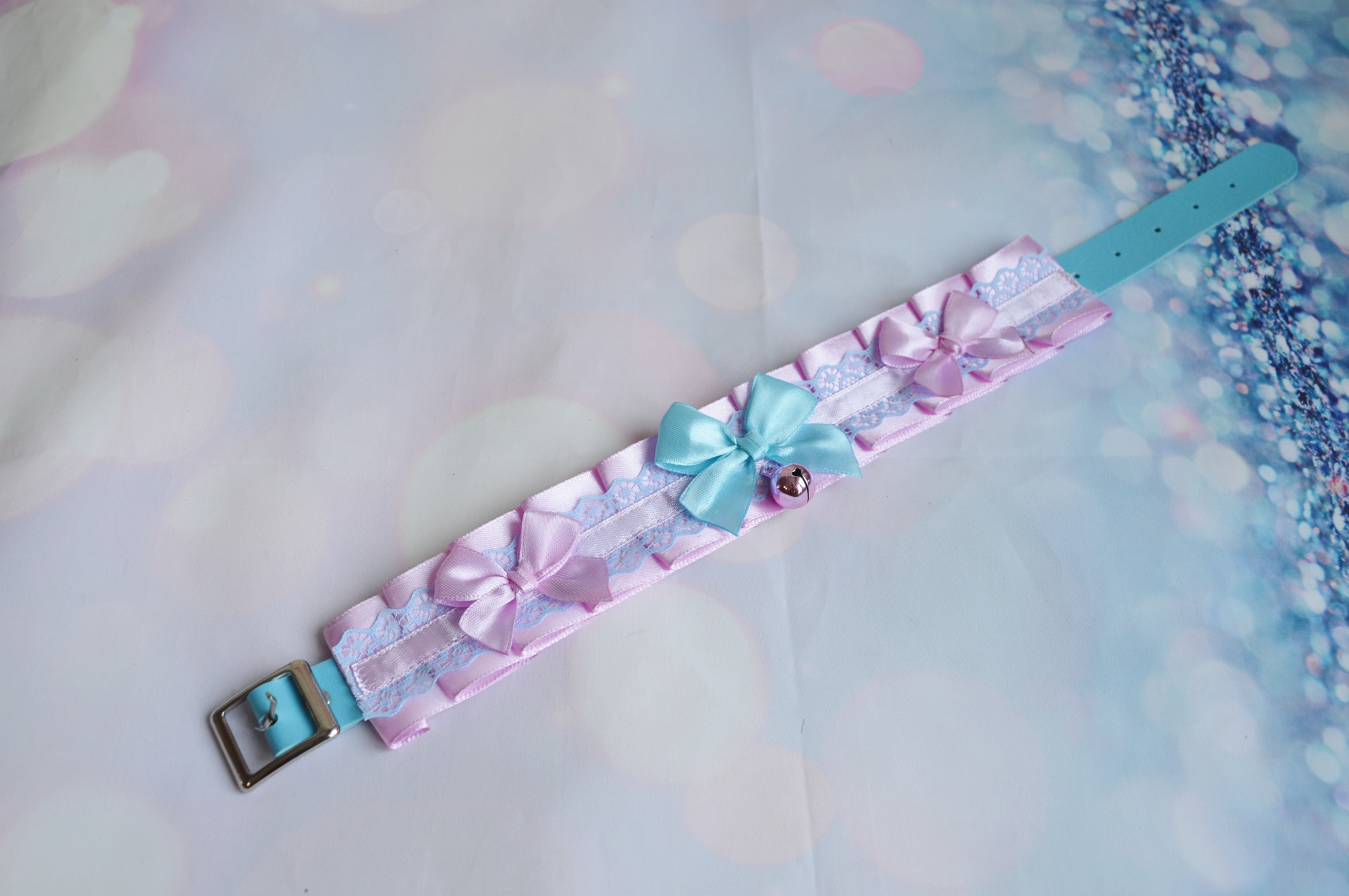 Made to Order - Kitten play buckle collar - Warm sunset -petplay ddlg cute cgl abdl ddlg pet play - Image 10