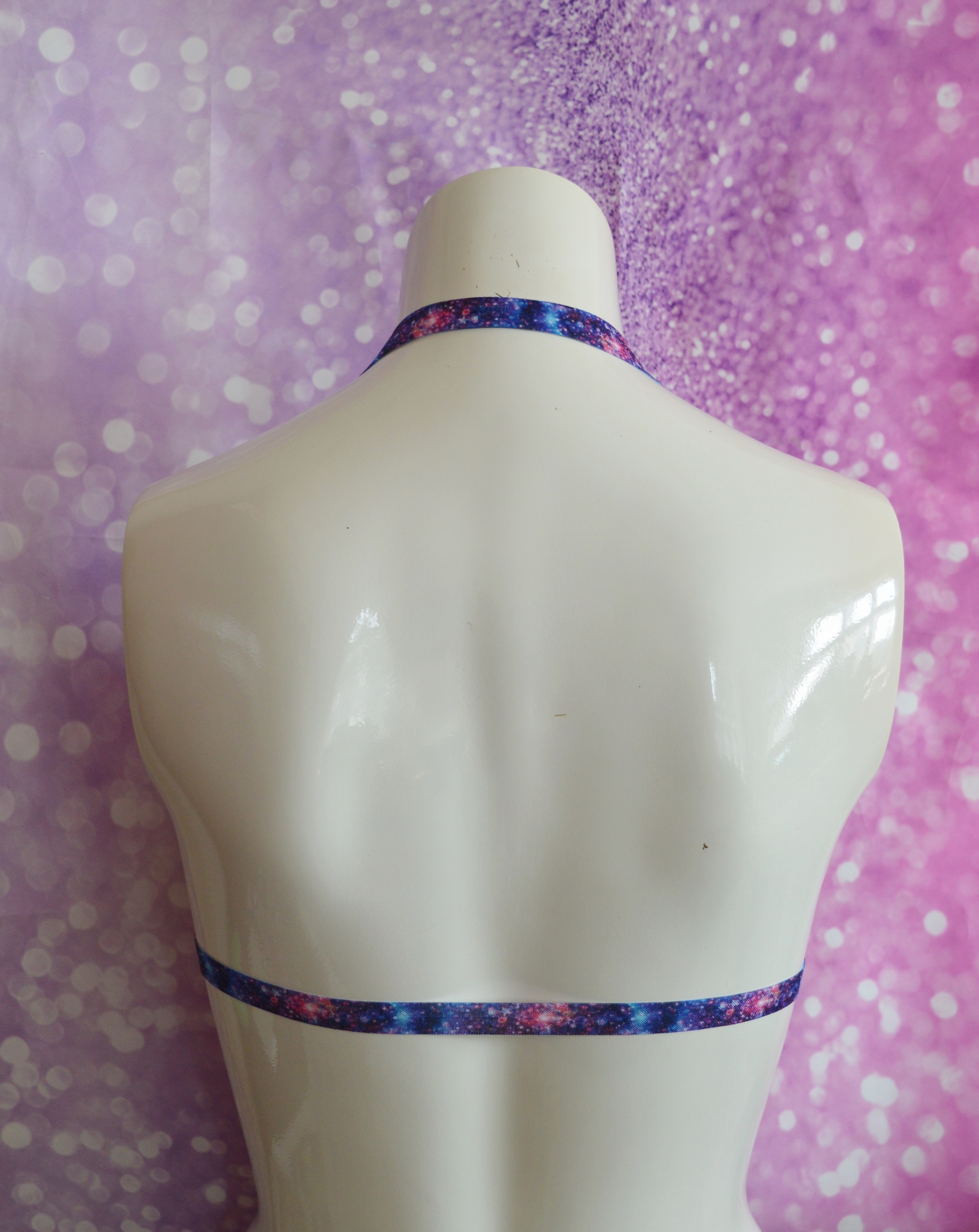 Made to Order - Body harness bra - Neranne - galaxy elastic bra harness by Nekollars - Image 8