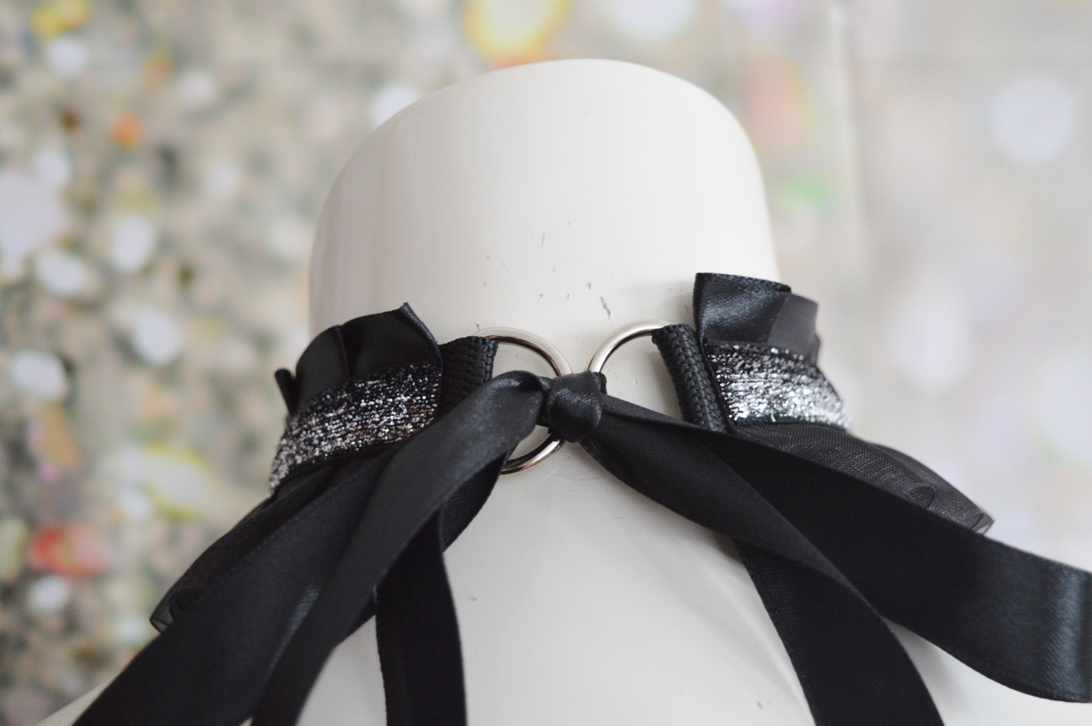 Made to Order - Gothic collar - Gothic Countess - black and red dark victorian goth choker - dark wiccan witch vampire costume by Nekollars - Image 10