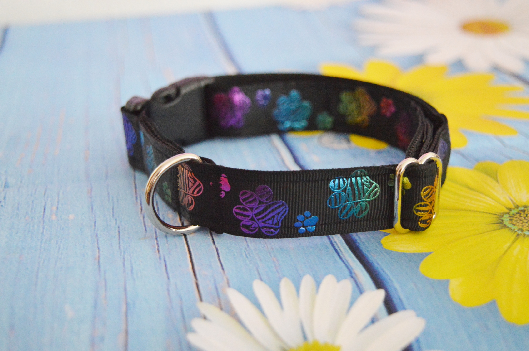 Made to Order - Kitten play buckle collar - Neon Paw - daddy kink pet play collar for kittenplay - Image 3