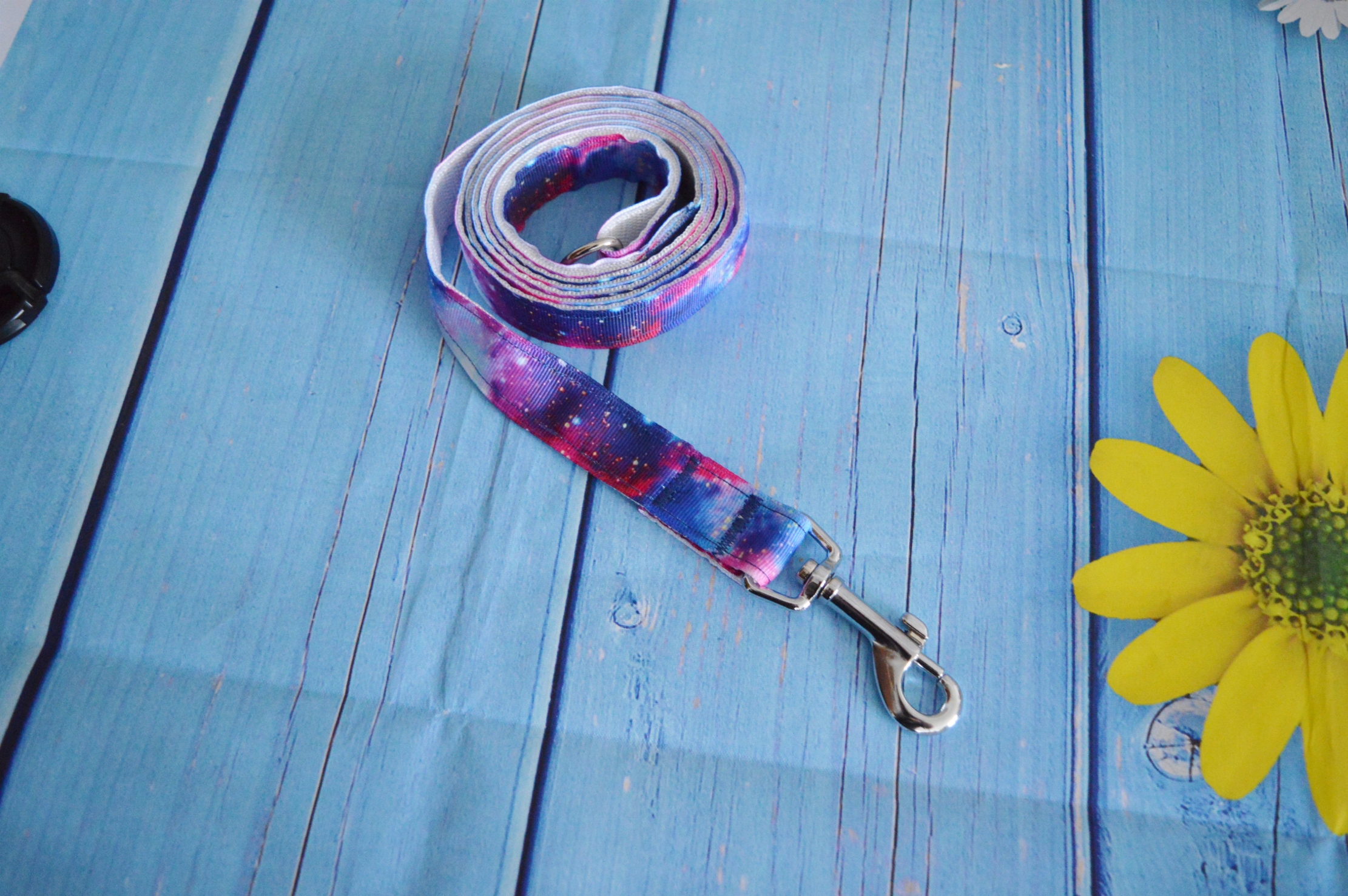 Made to Order - Kittenplay leash - bdsm proof blue & violet galaxy leash - usable for dogs too - Image 4
