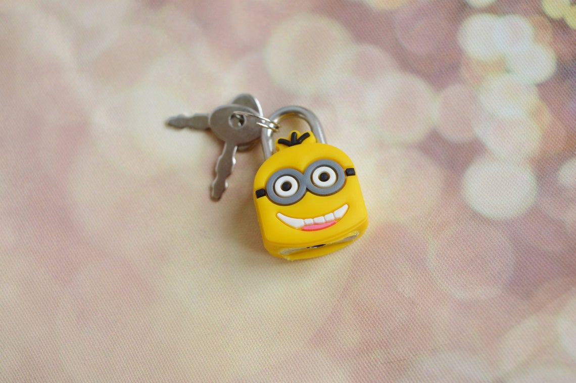 Despicable Me Minion shaped lock