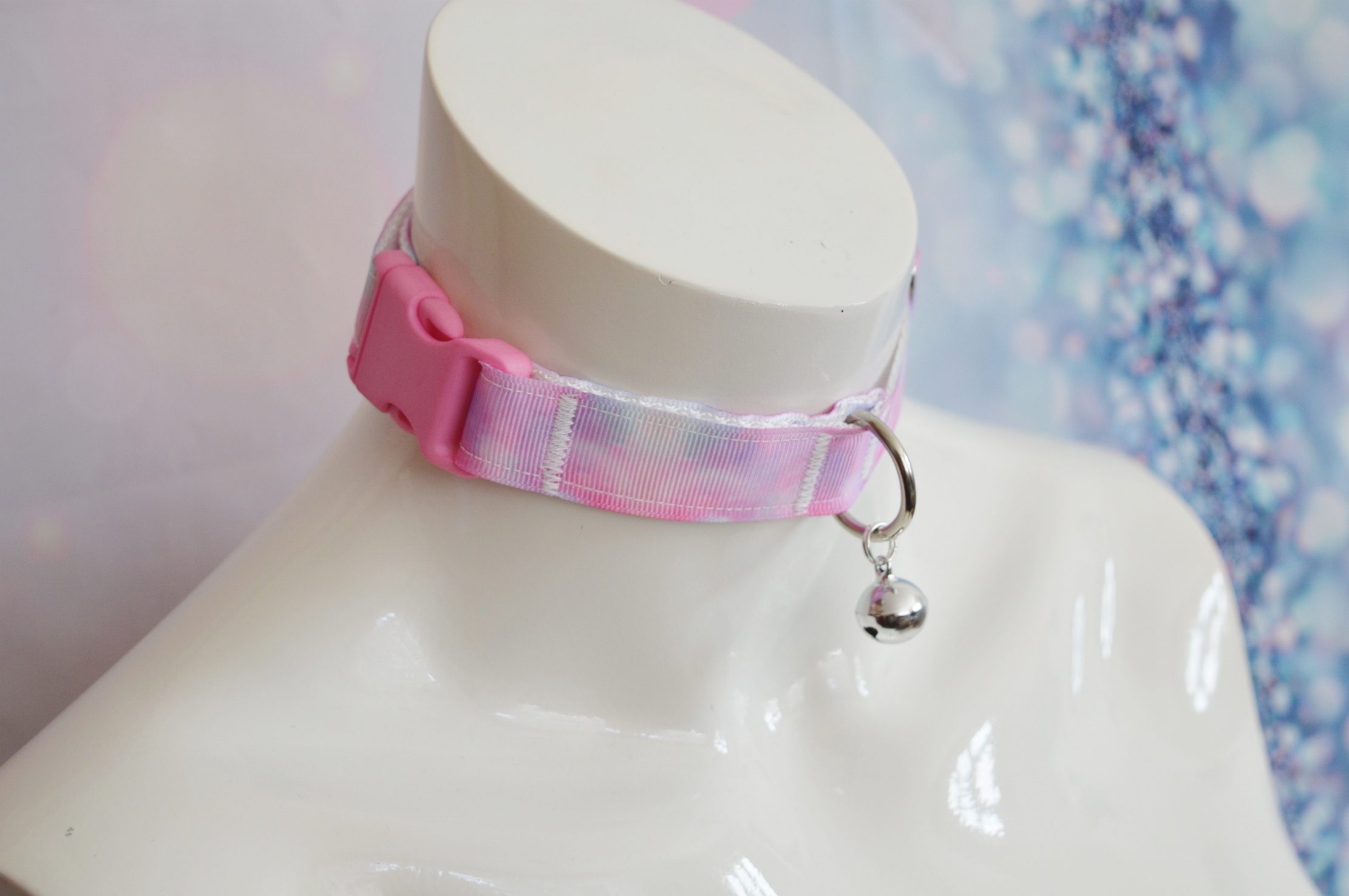 Made to Order - Pet play buckle collar - Sweet Nebula - bdsm proof daddy kink sturdy kitten collar for kittenplay - Image 6
