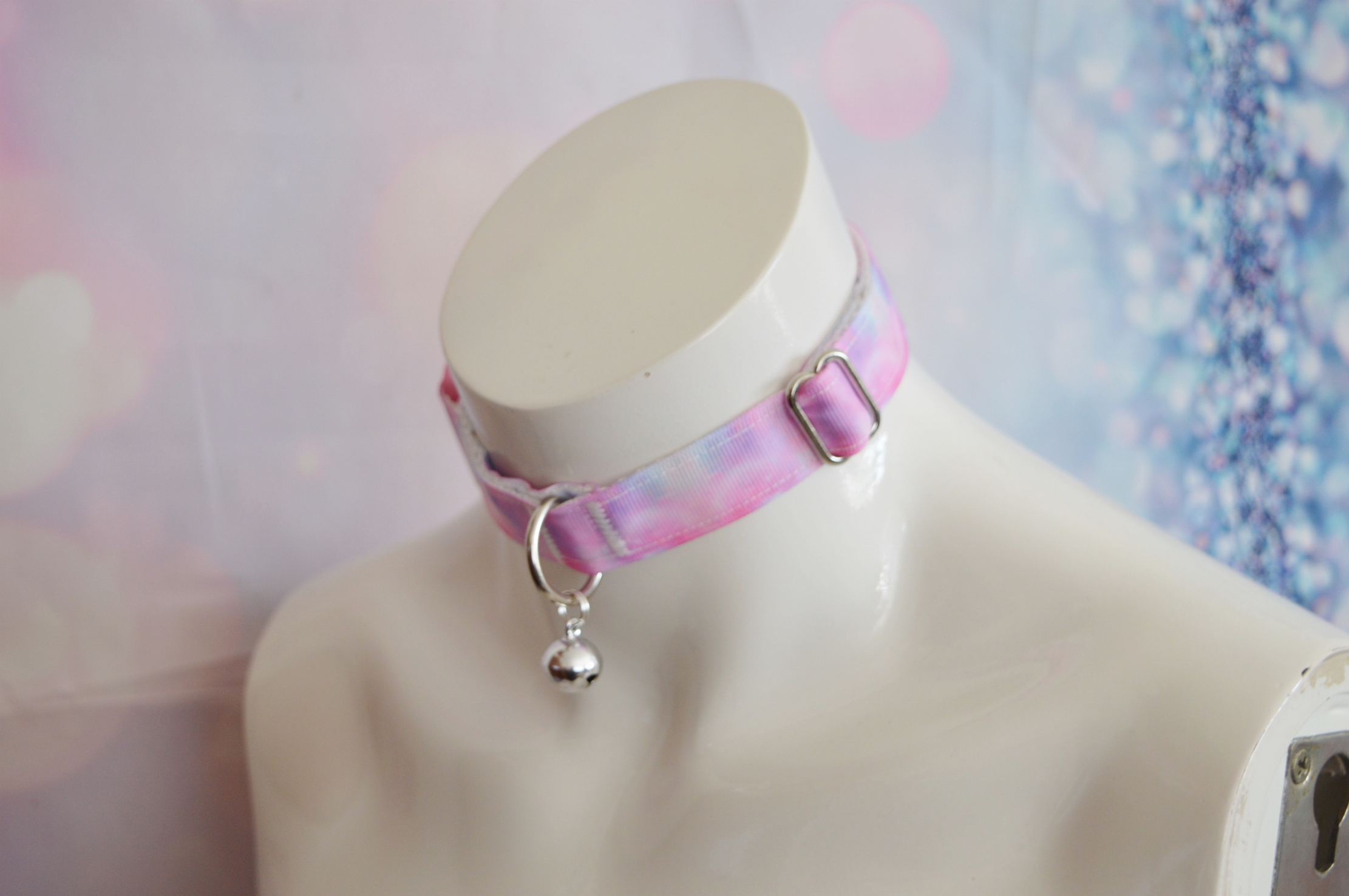 Made to Order - Pet play buckle collar - Sweet Nebula - bdsm proof daddy kink sturdy kitten collar for kittenplay - Image 8