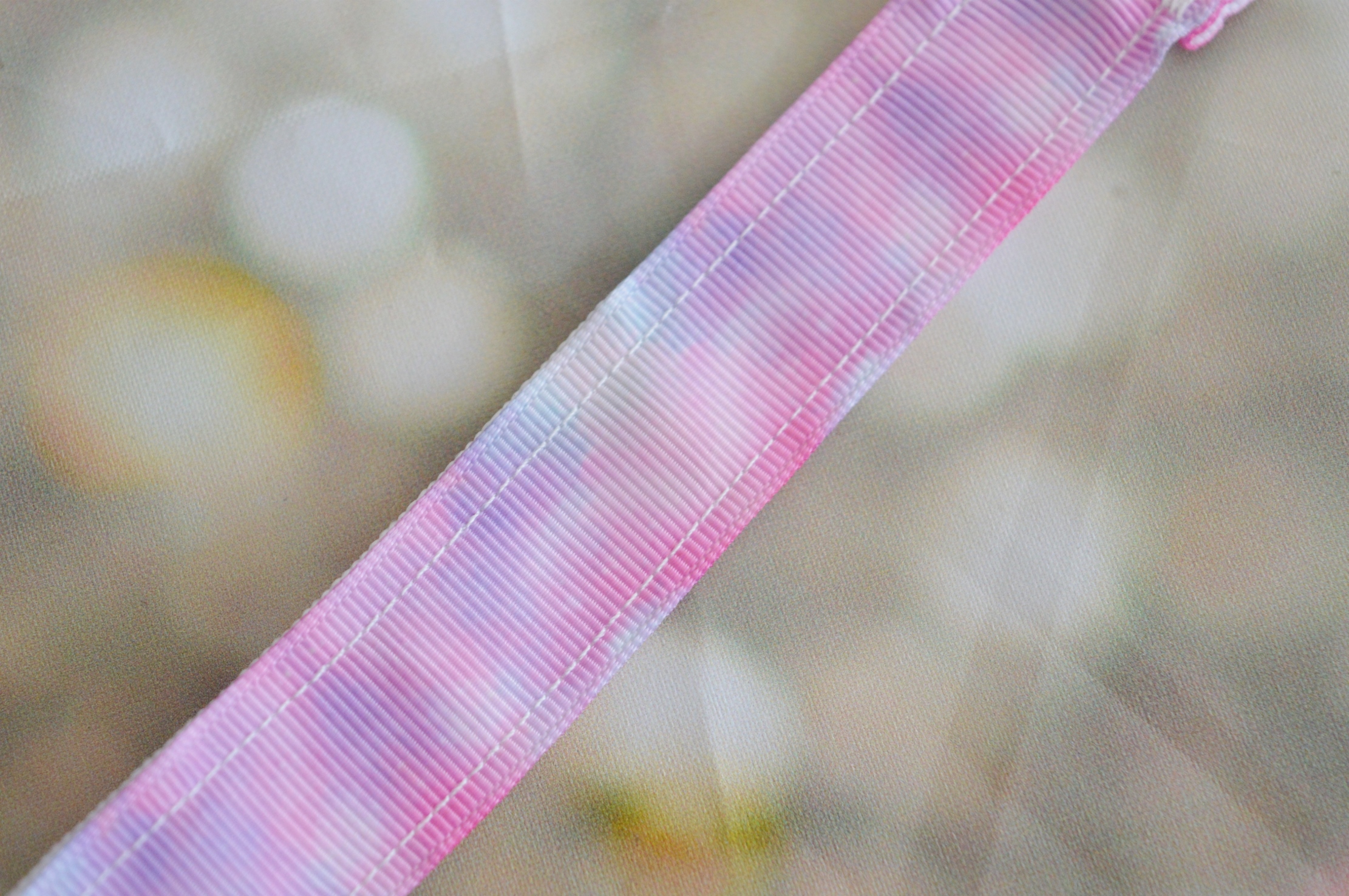 Made 2 Order - Sweet Nebula - bdsm proof buckle collar and leash - pastel pink galaxy by Nekollars - Image 8