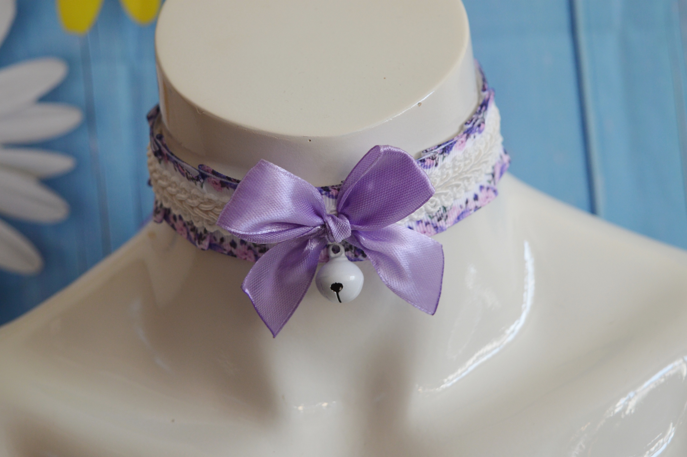 Premade Kittenplay day collar - Levandia - ddlg mdlg cgl princess choker by Nekollars - Image 5