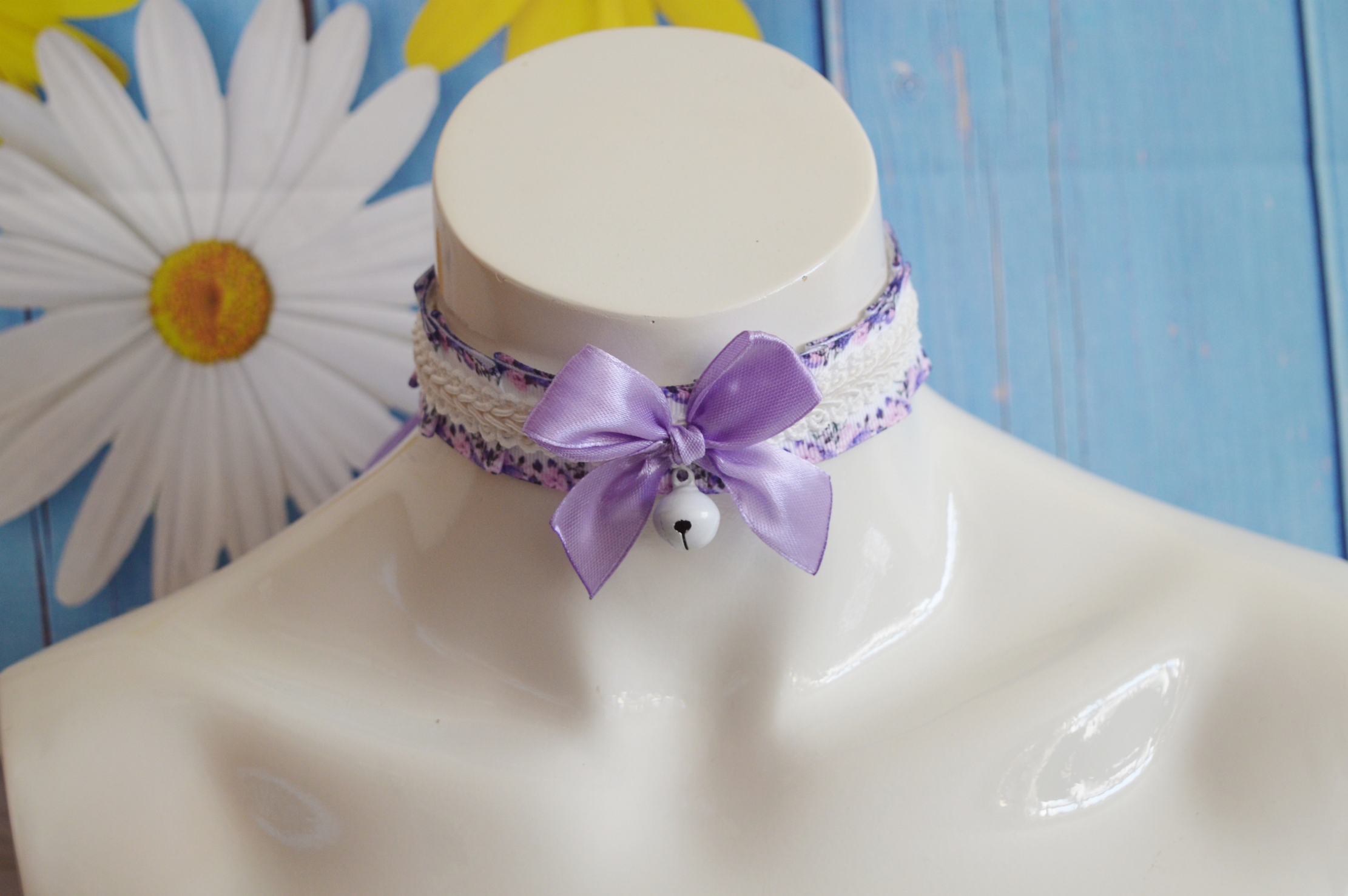 Premade Kittenplay day collar - Levandia - ddlg mdlg cgl princess choker by Nekollars - Image 6