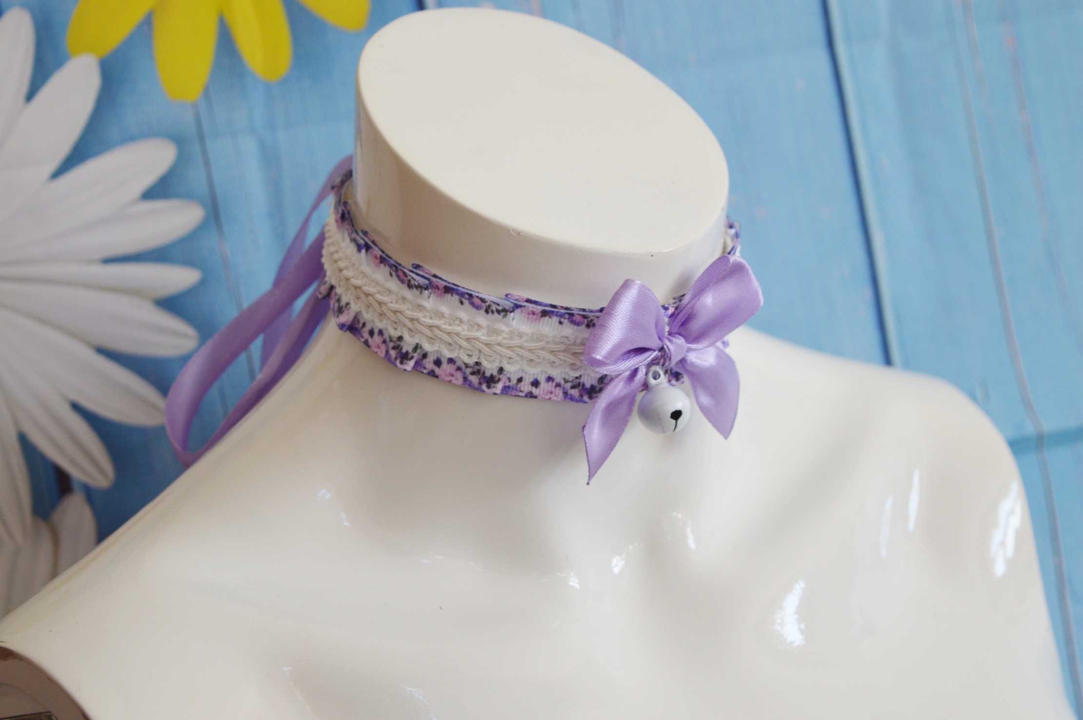 Premade Kittenplay day collar - Levandia - ddlg mdlg cgl princess choker by Nekollars - Image 7