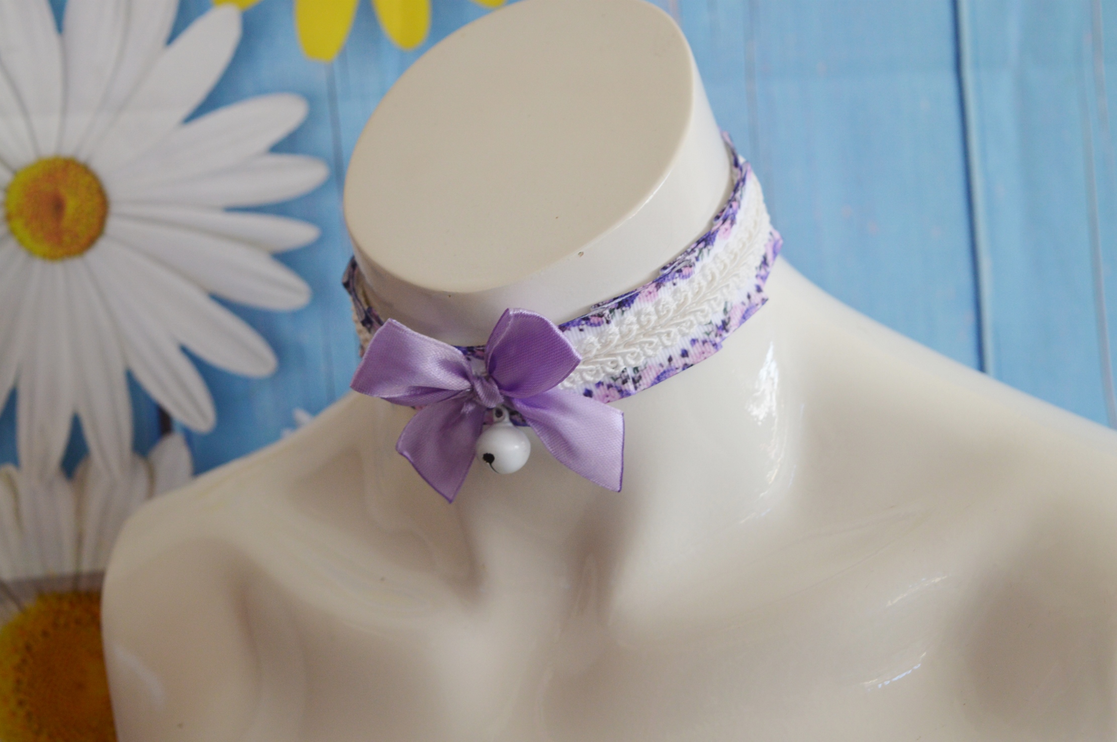 Premade Kittenplay day collar - Levandia - ddlg mdlg cgl princess choker by Nekollars - Image 8
