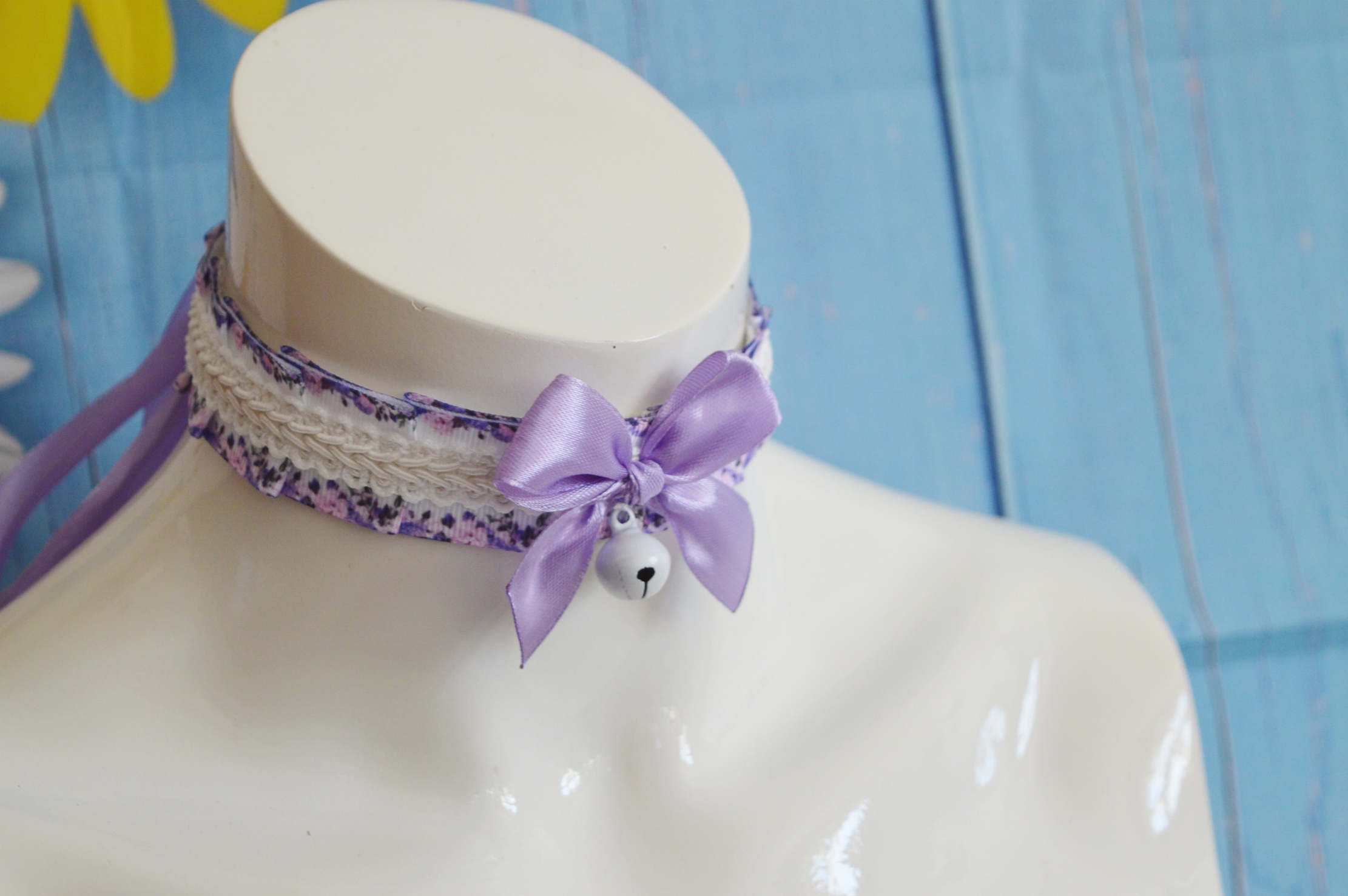 Premade Kittenplay day collar - Levandia - ddlg mdlg cgl princess choker by Nekollars - Image 10
